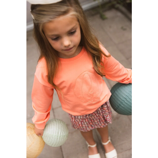 Quapi Zomer sweater meisjes koraal floor QS251 - Floor - koraal large