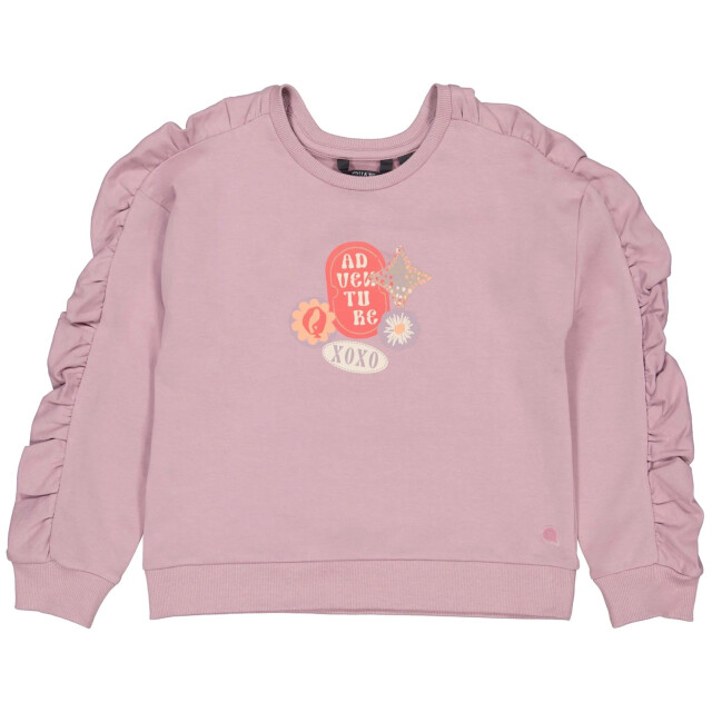 Quapi Zomer sweater meisjes - fleur QS251 - Fleur - paars large