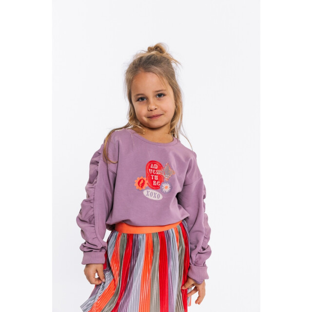 Quapi Zomer sweater meisjes - fleur QS251 - Fleur - paars large