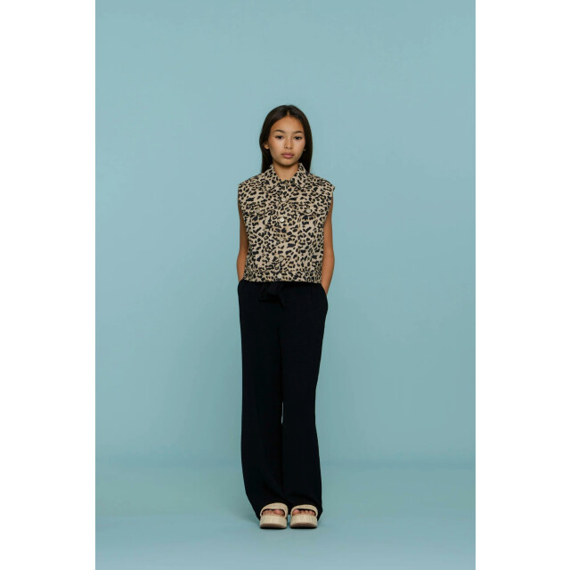Geisha Zomer broek meisjes crinckle - 51127K-21 - 000999 - black large