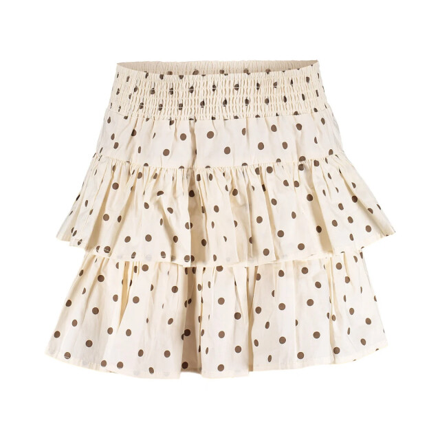 Frankie & Liberty Zomer skort stippen meisjes - rebecca FL25223B - Mineral Sand - Rebecca large