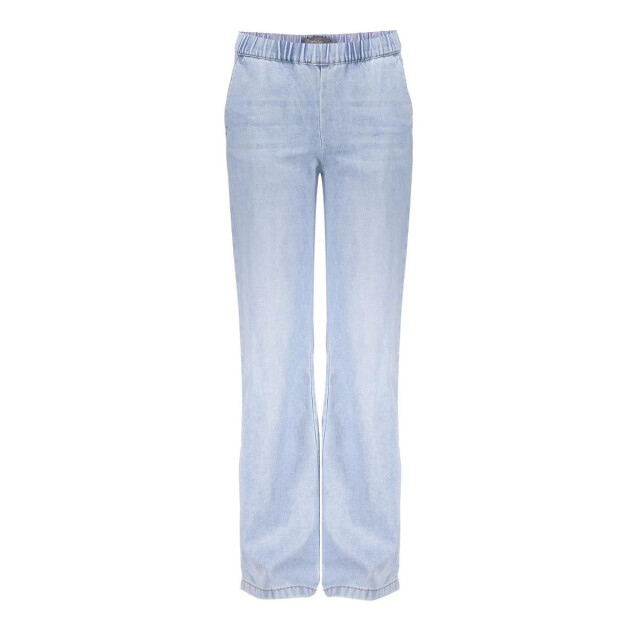 Geisha Zomer jeans broek meisjes wide elastic waist bleached denim 51015K-10 - 000830 - bleached denim large