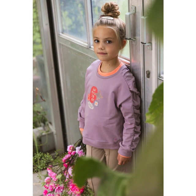 Quapi Zomer sweater meisjes - fleur QS251 - Fleur - paars large