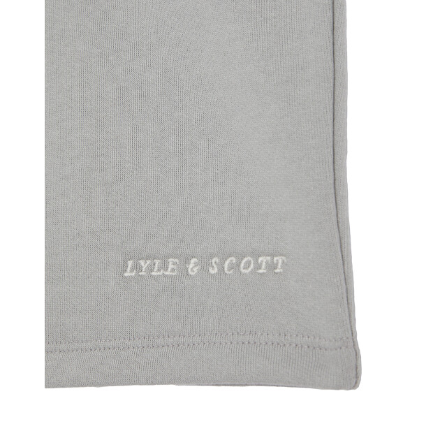 Lyle and Scott Zomer sweat short jongens mirage script MLB2022V-X570 Grey Mirage large