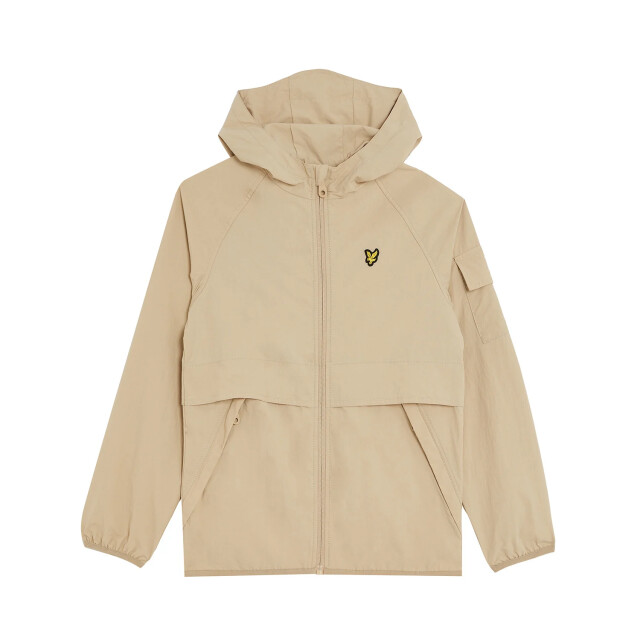 Lyle and Scott Zomerjas jongens stone capuchon JKB2202V-Z151 Stone large