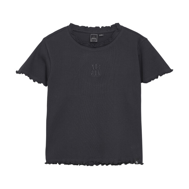 Indian Blue Zomer t-shirt s/s meisjes - cropped 970122-1919-Phantom large