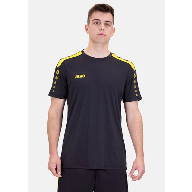 Jako trikot power ka t-shirt voetbal train km here black/black/white 063989_999-L large