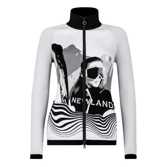 Newland lady full zip pully+r ski dames - 067793_999-XXL large