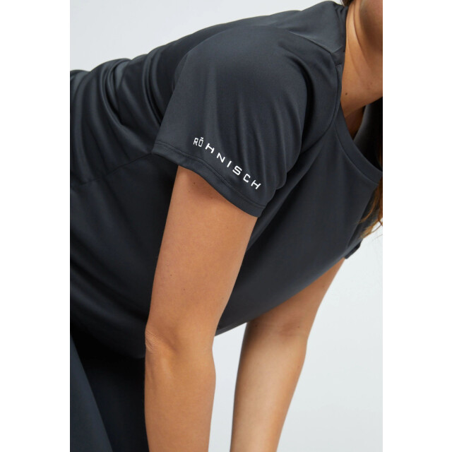 Röhnisch team logo tee t-shirt training km dames - 068228_990-XXL large