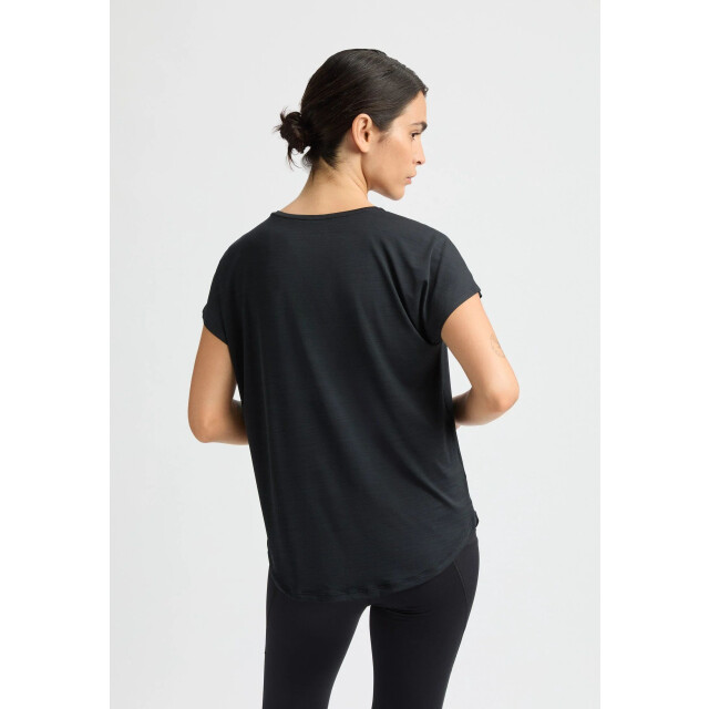 Röhnisch motion loose tee t-shirt training km dames - 068233_990-M large