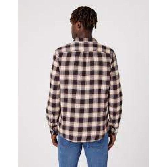 Wrangler 1 pocket shirtblack W5A2B3100 large