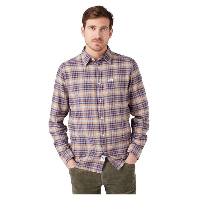 Wrangler Shirt blue ribbon W5A2CCB51 large