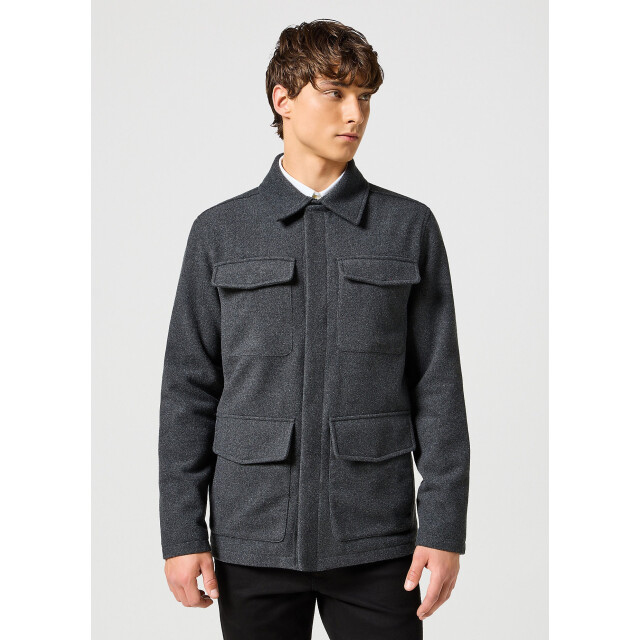 Wrangler Jacket charcoal heather 112357211 large