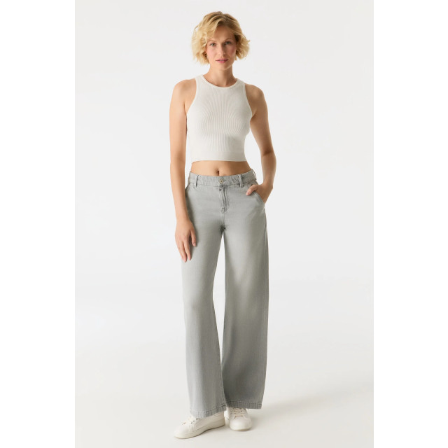 Cup of Joe Maxine wide leg jeans light grey COJ Maxine LightGrey large