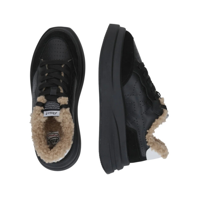 Ash Impulsfuro02 sneakers met teddy Ash Zwart Sneakers Met Teddy large
