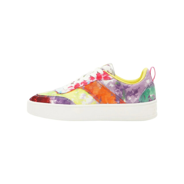 Desigual Watercolour patchwork sneakers Desigual Meerkleurig Watercolour Patchwork Sneakers large