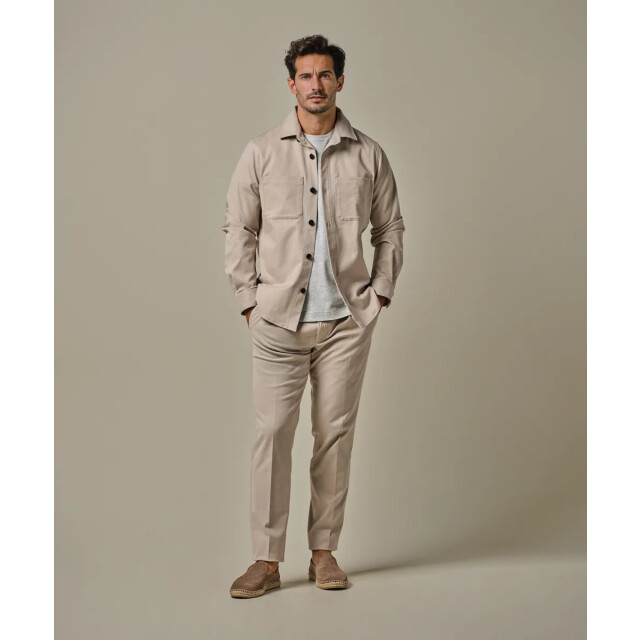 Profuomo overshirt twill ppwf10010d f1 sand 05633.820.0017 large