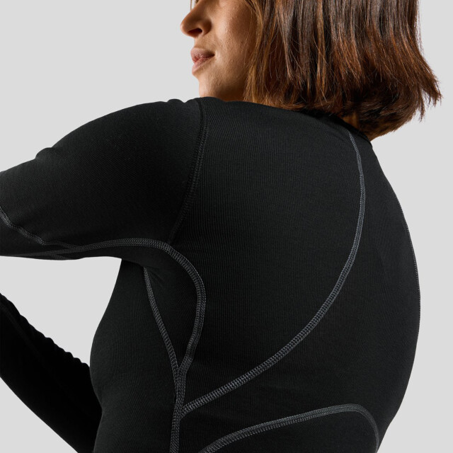 Odlo Bl top crew neck l/s active x-warm eco 159221 large