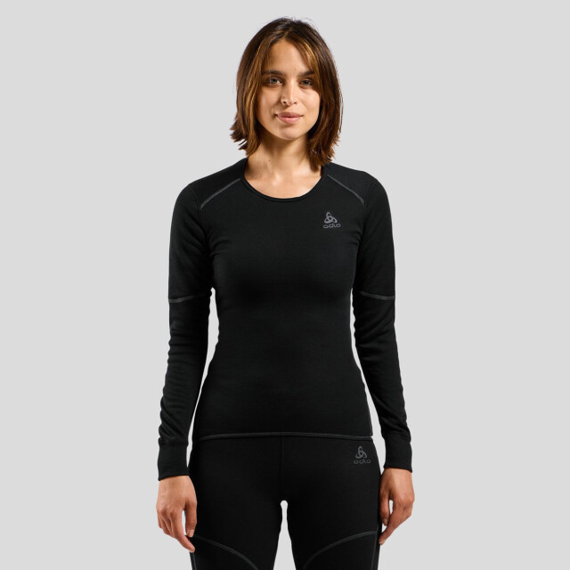 Odlo Bl top crew neck l/s active x-warm eco 159221 large