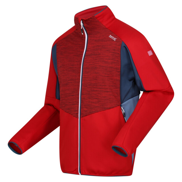 Regatta Heren yare viii full zip jas UTRG10799_dangerredmoonlightdenimcoronetblue large