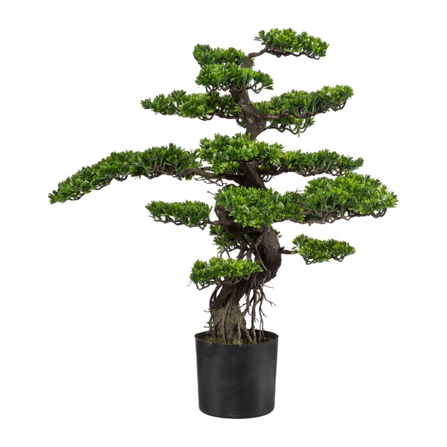 Kopu ® kunstplant bonsai 75 cm in zwarte pot bonsai boompje 3059330 large