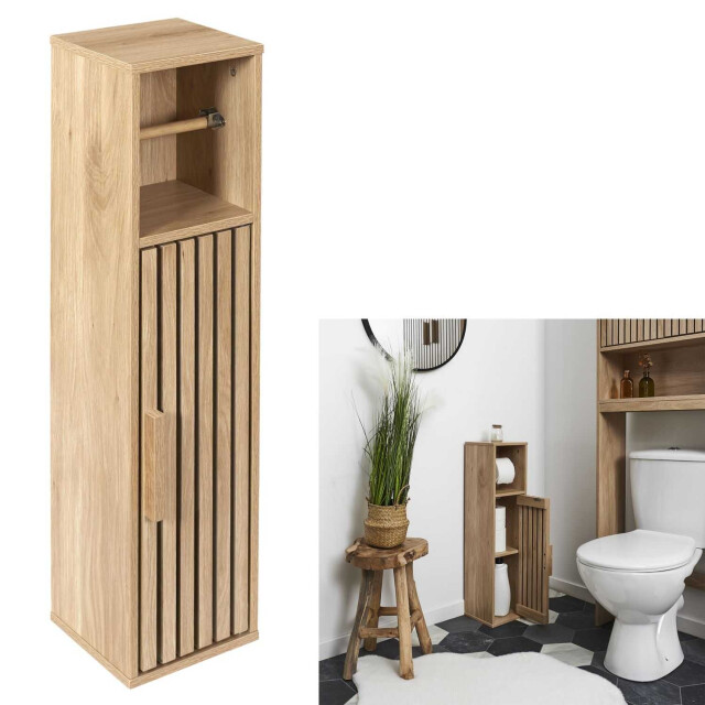 Home Deco Factory Toiletrolhouder/reserverolhouder klaus staand hout - 3056971 large