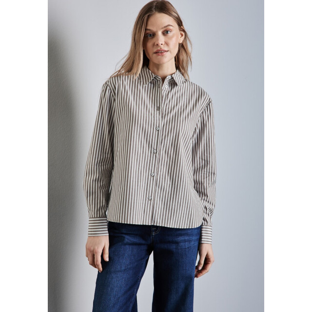 Street One a345326 striped cotton shirtcollar A345326 large