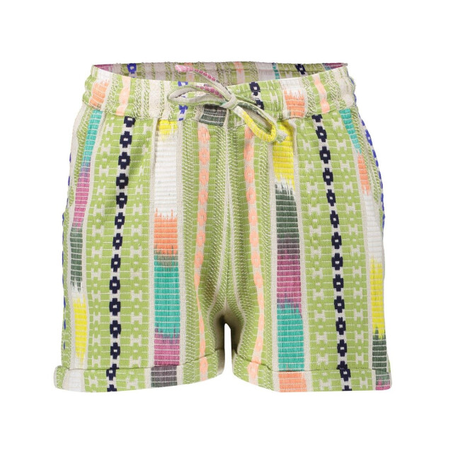 Geisha Zomer short meisjes fancy woven / lime 51131K-21 - 000530 - green/lime large