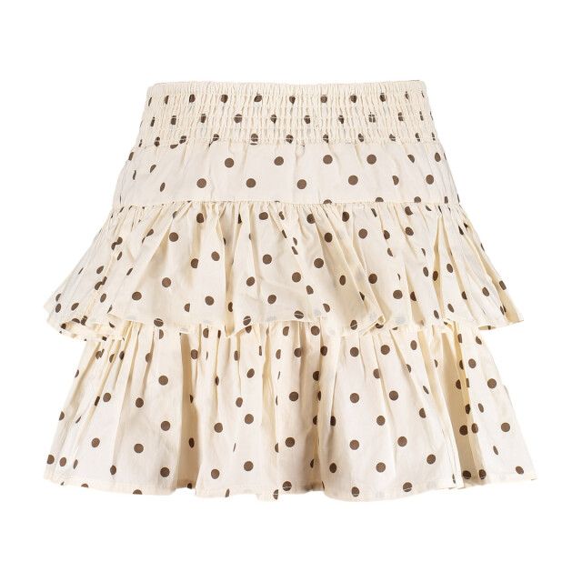 Frankie & Liberty Zomer skort stippen meisjes - rebecca FL25223B - Mineral Sand - Rebecca large