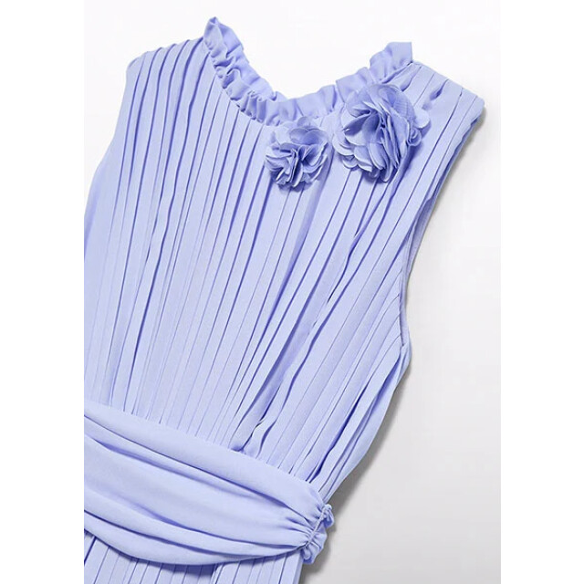 Abel & Lula Zomer jumpsuit geplooid meisjes c paars 5223-66-lilac paars large