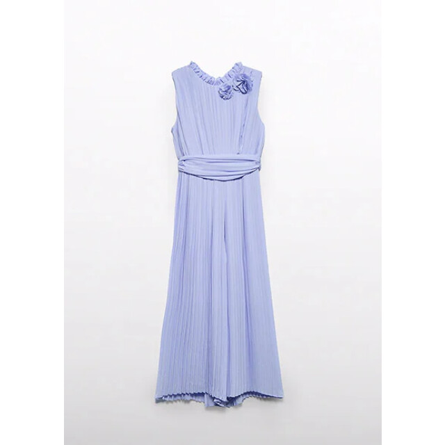 Abel & Lula Zomer jumpsuit geplooid meisjes c paars 5223-66-lilac paars large