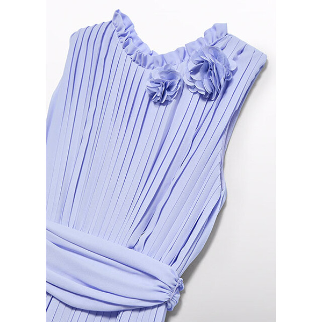 Abel & Lula Zomer jumpsuit geplooid meisjes c paars 5223-66-lilac paars large