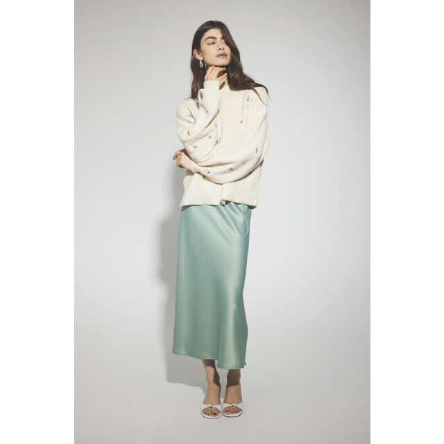 Y.A.S yaspella hw midi skirt s. noos 26030737 iceberg green 06415.369.0006 large