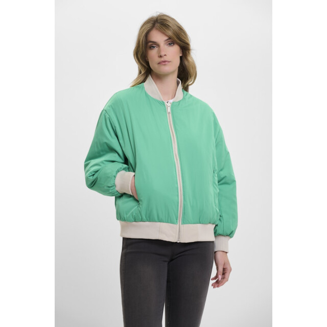 Rino & Pelle reversible bomber jacket elyn.7002521 10819 fog grey and clover 06741.820.0065 large