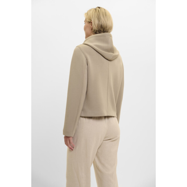 Rino & Pelle double breasted jacket with detachble hood collar jennifer.7002521 10812 dusty khak 06111.365.0007 large