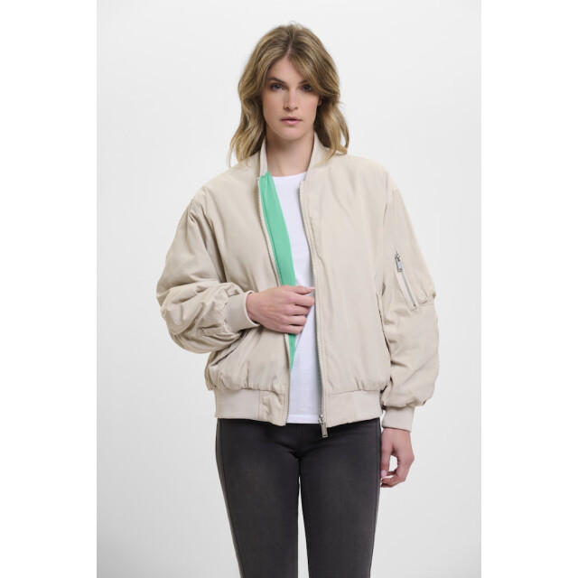 Rino & Pelle reversible bomber jacket elyn.7002521 10819 fog grey and clover 06741.820.0065 large