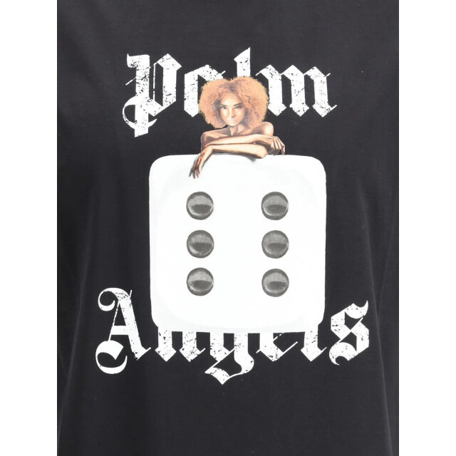 Palm Angels Holly pin up t-shirt met iconisch monogram Palm Angels Holly Pin Up T-Shirt Met Iconisch Monogram large