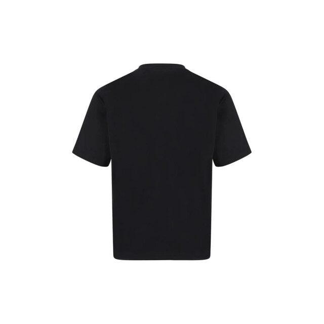 Palm Angels T-shirt met contrasterende monogram print Palm Angels Zwart T-Shirt Met Contrasterende Monogram Print large