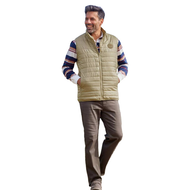 Atlas For Men Gewatteerd heren gilet UTAF1288_beige large