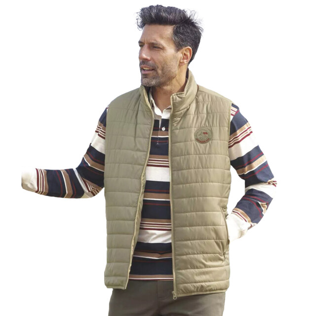 Atlas For Men Gewatteerd heren gilet UTAF1288_beige large