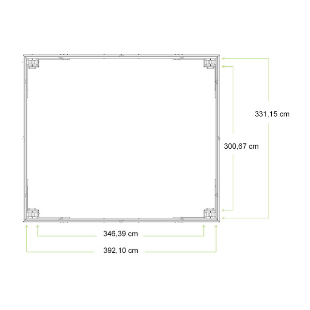 Westmann Gazebo devon 12x14 427x366x317cm - 3059509 large