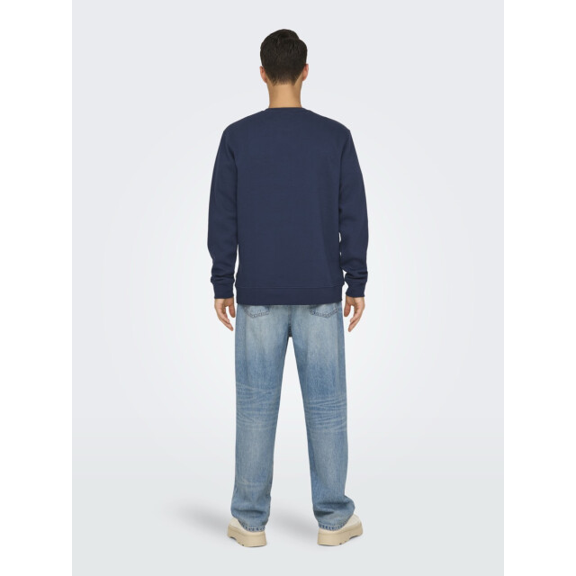 Only & Sons Onsdawson reg ls crew navy 5209.37.0215 large