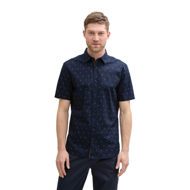Tom Tailor Fitted printed shirt dessin 5319.39.0088 large