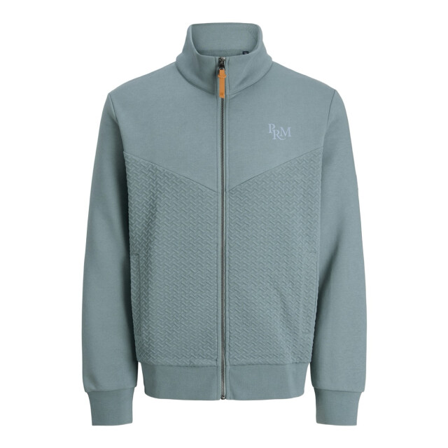 Jack & Jones Jprblufrankie sweat zip high neck aqua 5239.32.0002 large