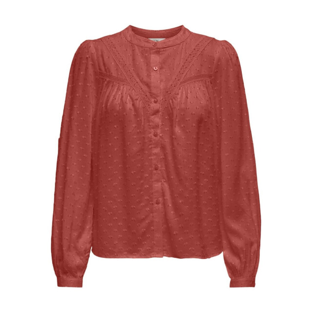 Jacqueline de Yong Jdyjade life ls dobby lace shirt w brique 4309.74.0003 large