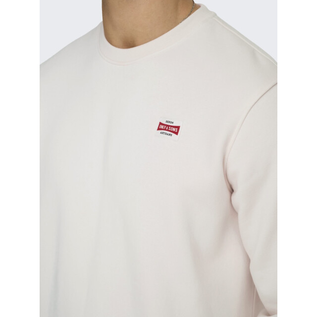 Only & Sons Onsdawson reg ls crew beige 5209.05.0030 large