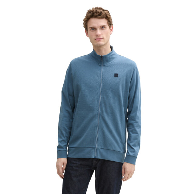 Tom Tailor Structuced t-shirt jacket licht 5239.31.0001 large