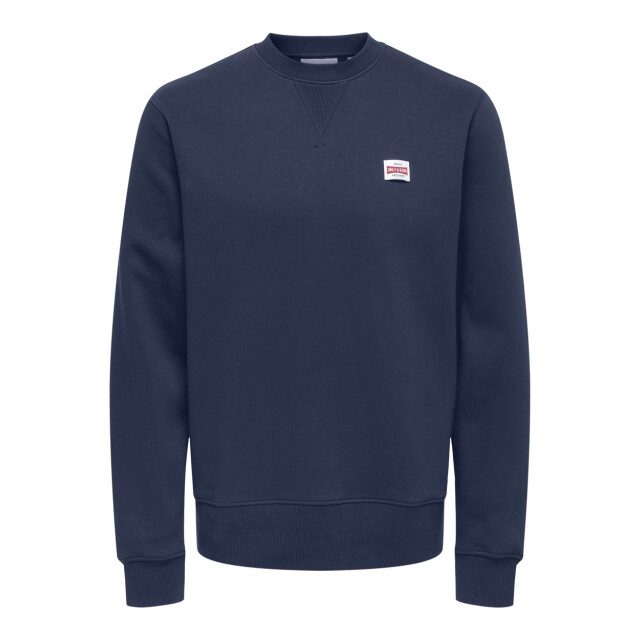 Only & Sons Onsdawson reg ls crew navy 5209.37.0215 large