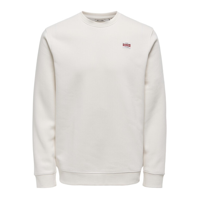 Only & Sons Onsdawson reg ls crew beige 5209.05.0030 large