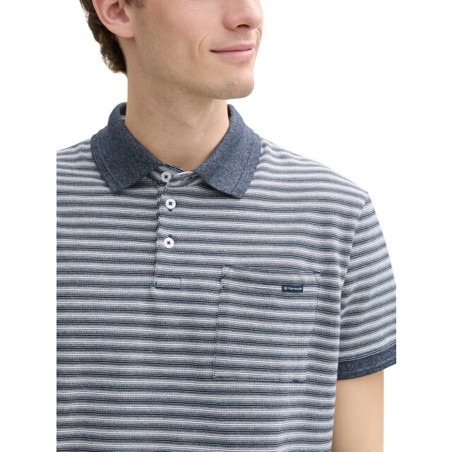 Tom Tailor Polo pique stripe dessin 5369.39.0243 large